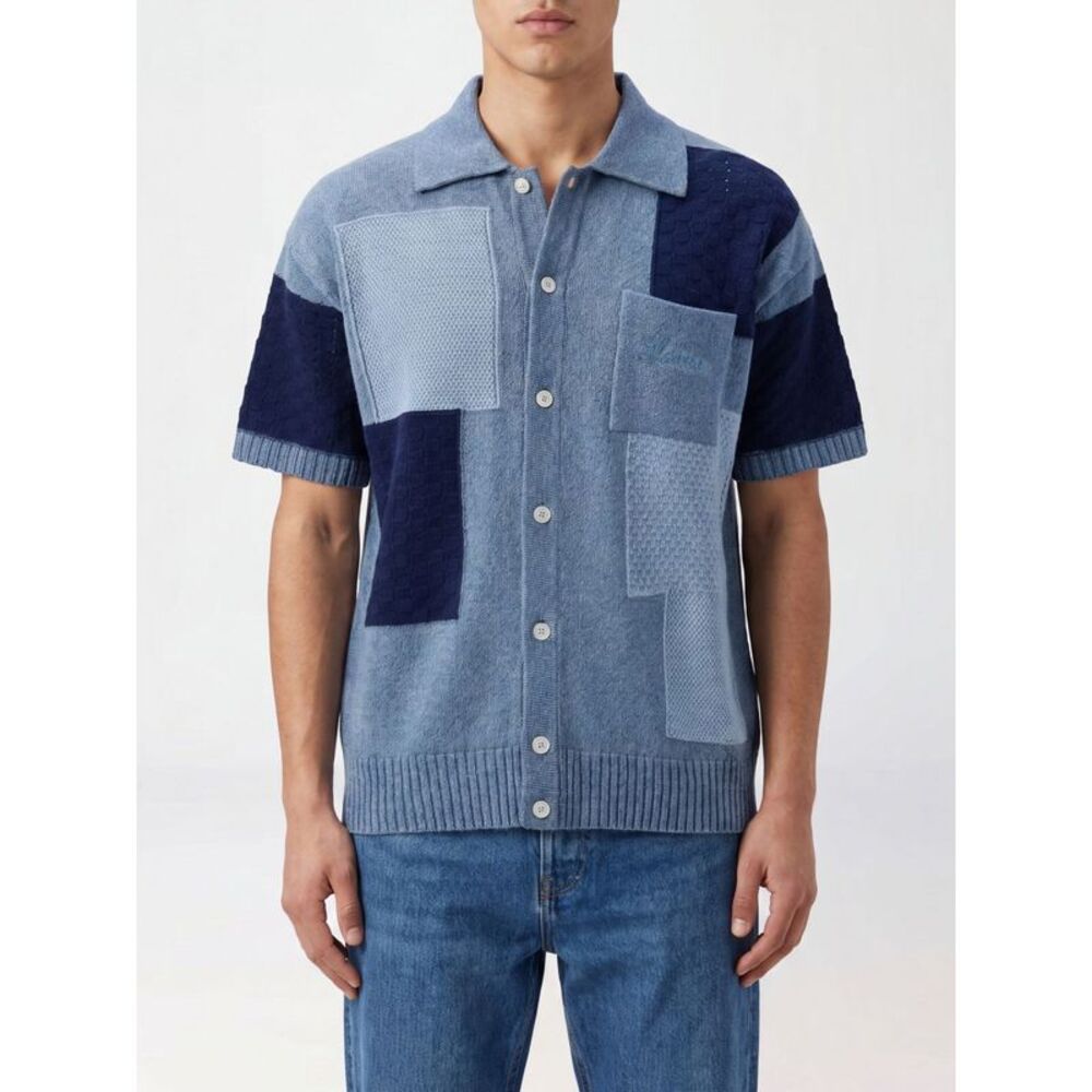 Laneus Shirt Men Denim